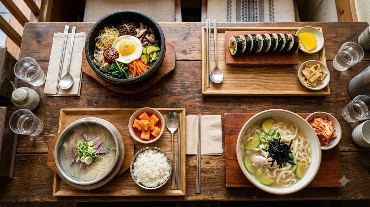 Individual Korean dishes suited to solo dining in Seoul