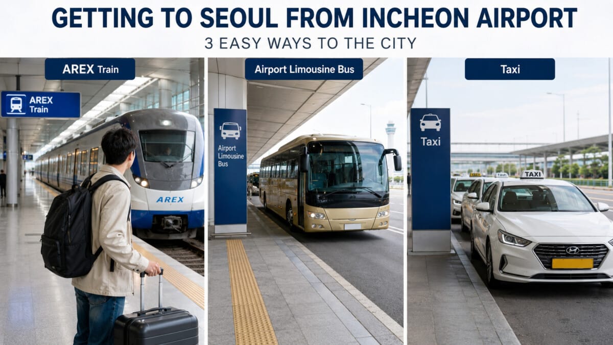 Incheon Airport to Seoul transport guide