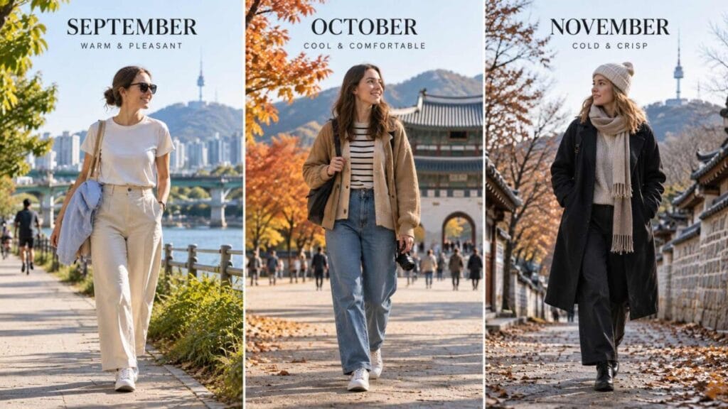 What to Wear in Korea in Fall: September, October & November Guide