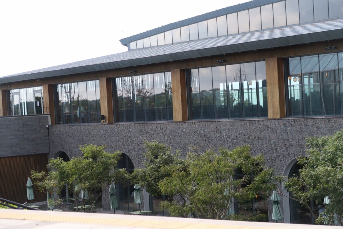 Long Jejudang Bakery Cafe building in Aewol, Jeju Island